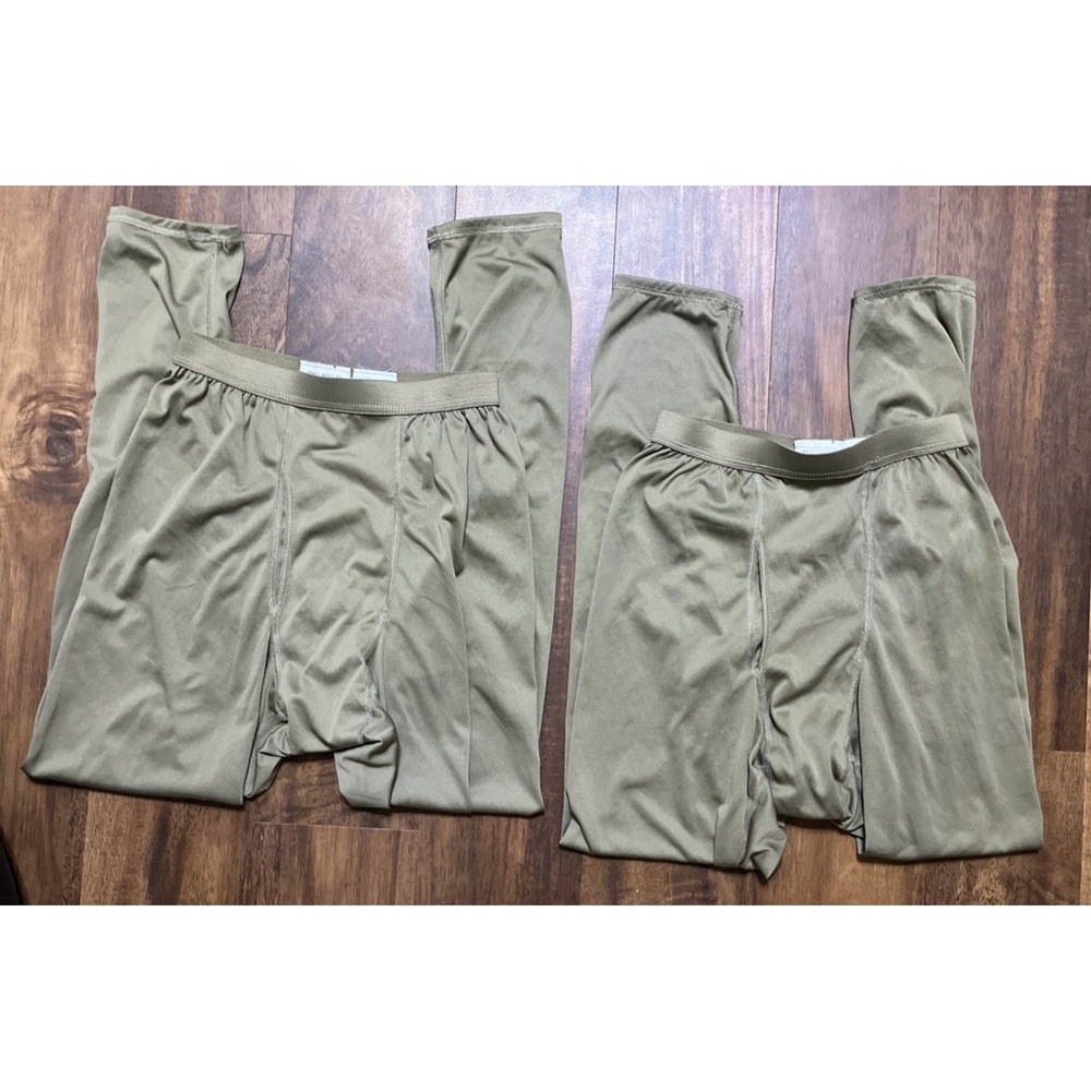 PAIR of MILLIKEN DRAWERS COLD WEATHER ECWCS GEN III LEVEL 1 LIGHTWEIGHT TAN NEW